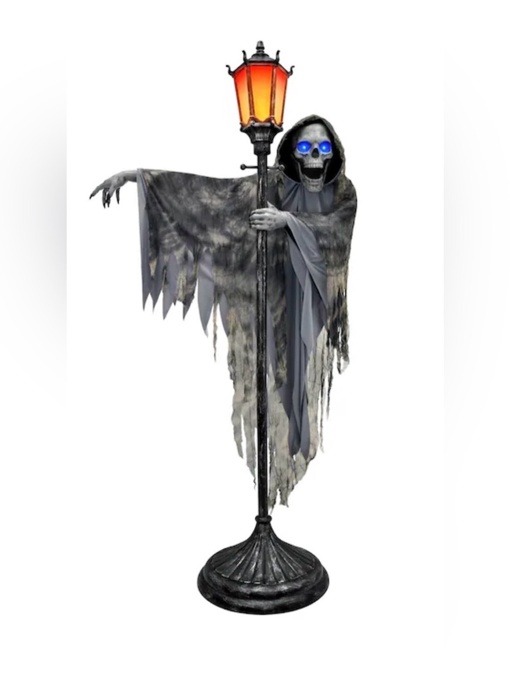 Halloween Haunting 9-Ft Motion Activated Gaslight Ghoul Animatronic. Brand New.